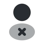 Profile Delete SVG Icon